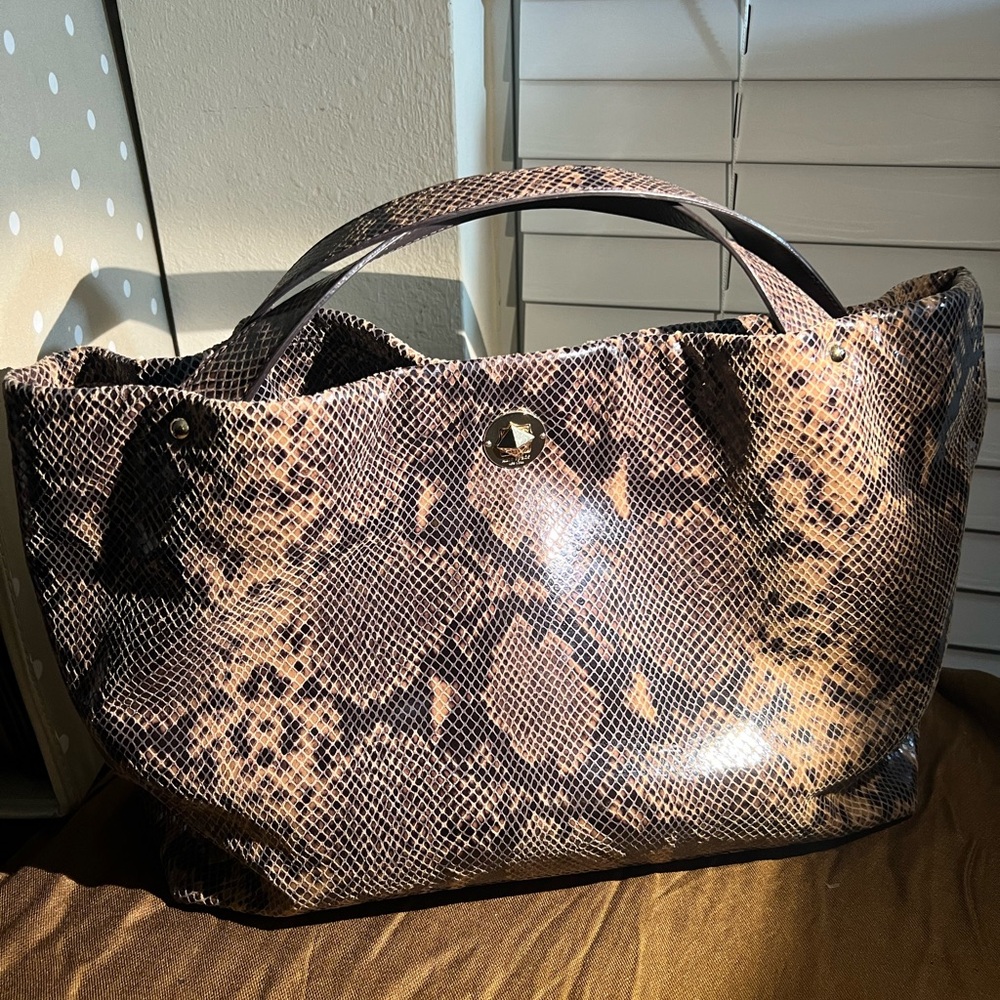 Kate Spade Animal Print Tote - Rare in great condition